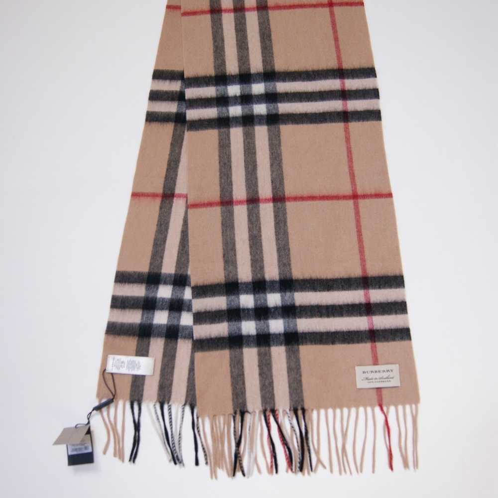 New Burberry Iconic Cashmere Scarf - Picture 11 of 12